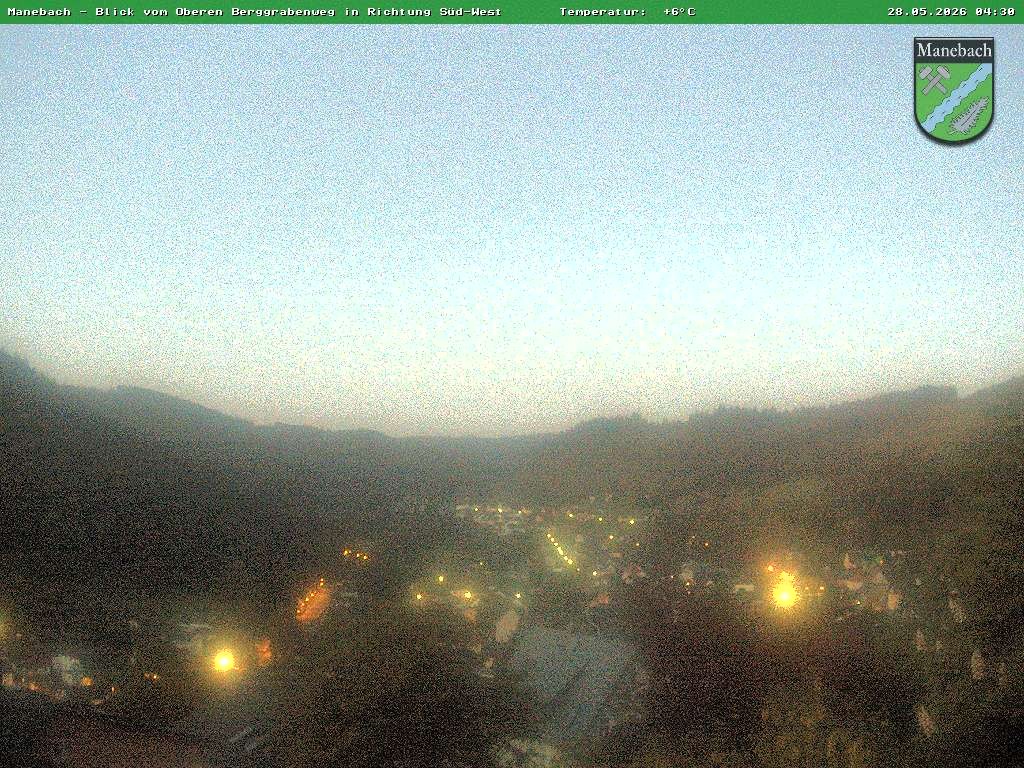 Archived image Webcam Ilmenau: View Manebach