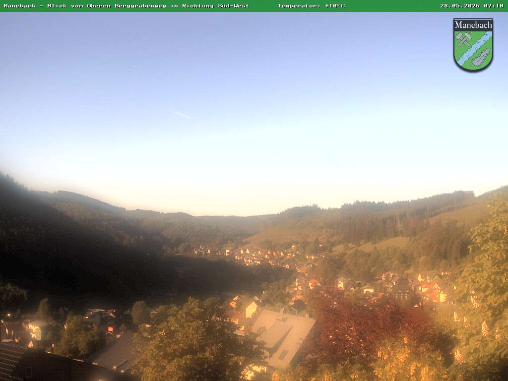 Archived image Webcam Ilmenau: View Manebach