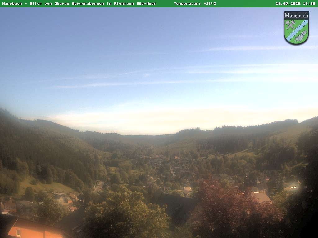 Archived image Webcam Ilmenau: View Manebach