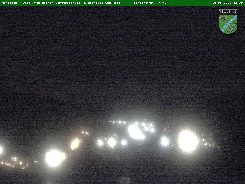 Archiv Foto Webcam Ilmenau - Blick auf Manebach