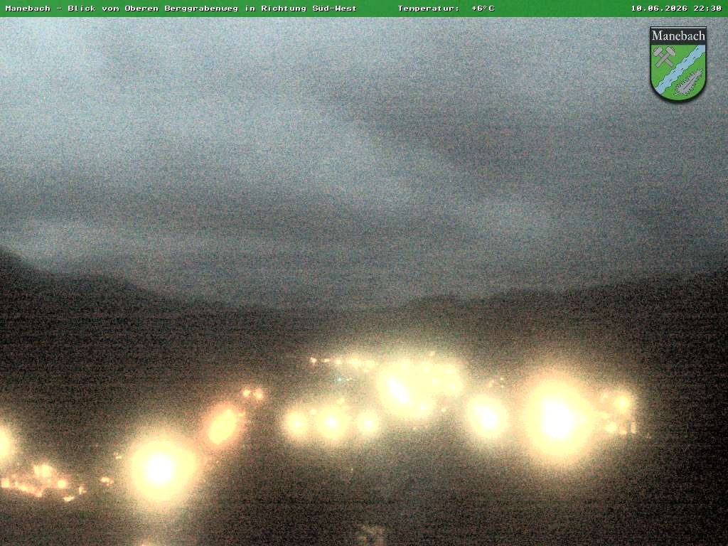 Archiv Foto Webcam Ilmenau - Blick auf Manebach