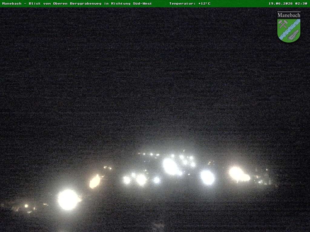 Archiv Foto Webcam Ilmenau - Blick auf Manebach