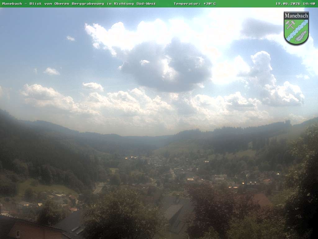 Archived image Webcam Ilmenau: View Manebach