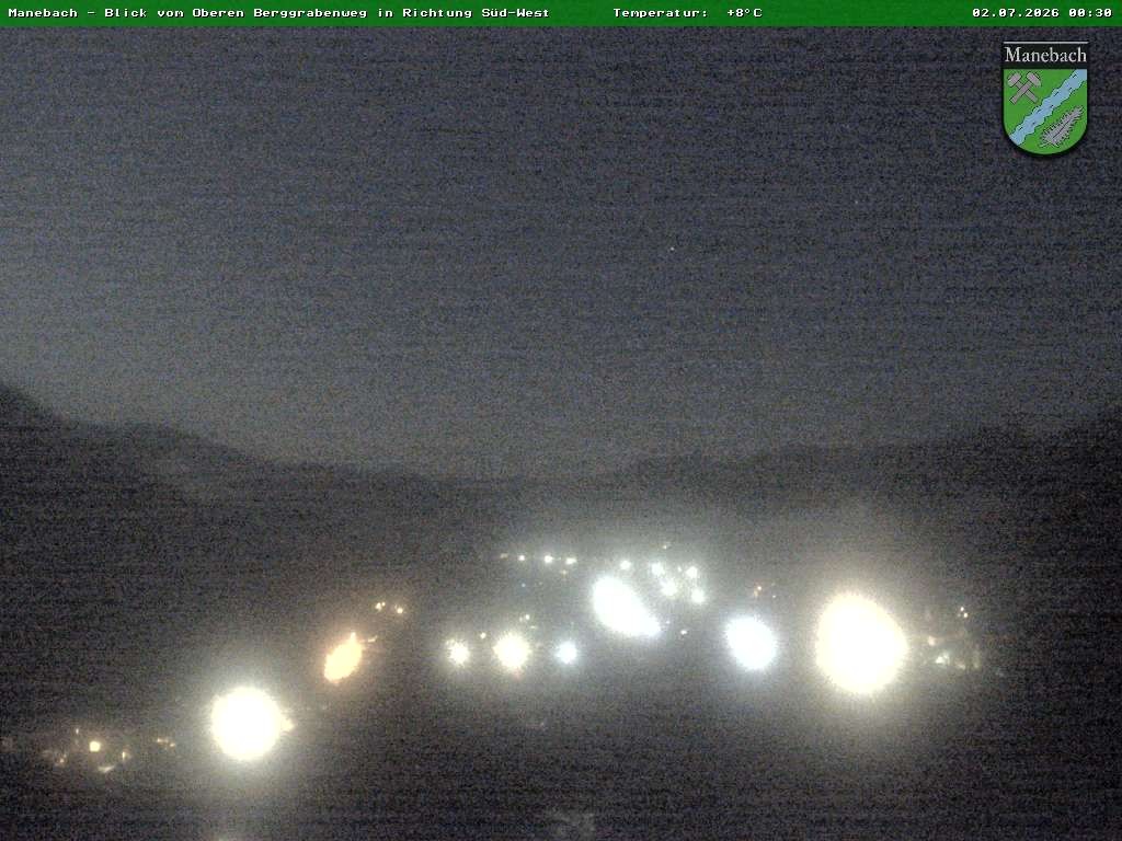 Archiv Foto Webcam Ilmenau - Blick auf Manebach