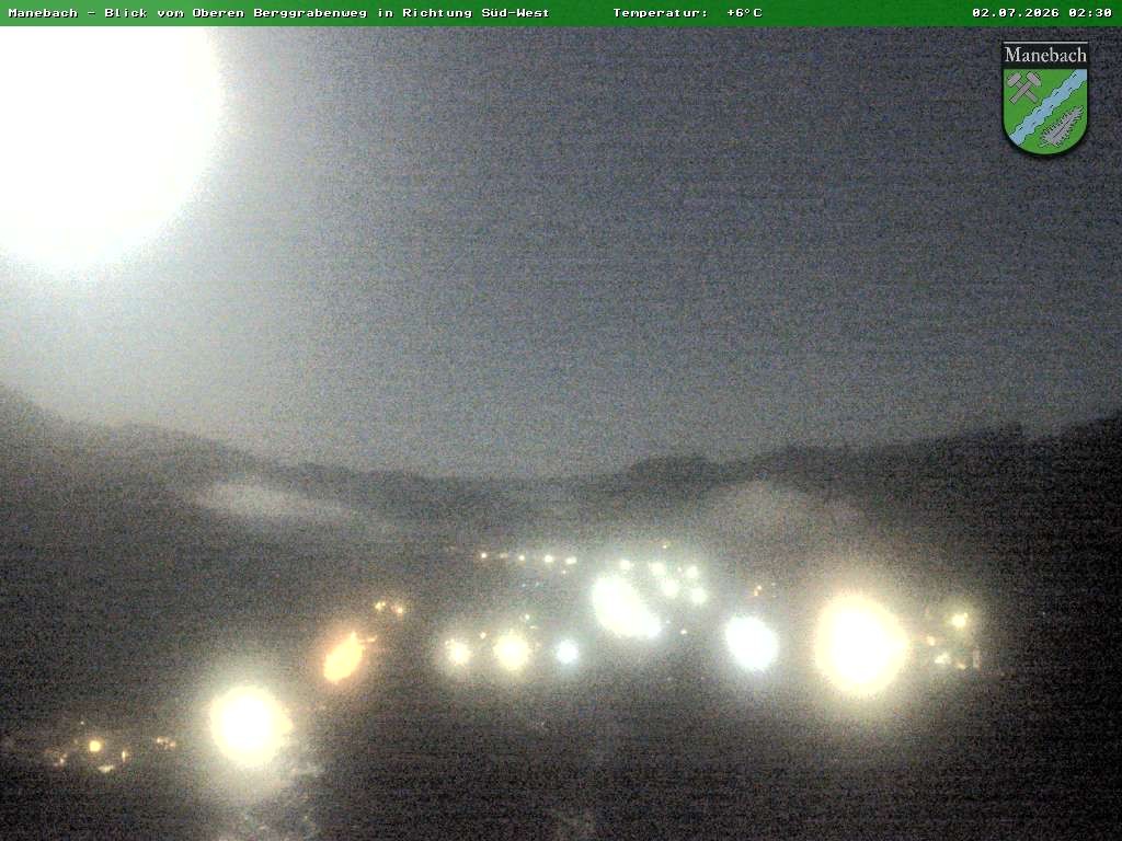 Archiv Foto Webcam Ilmenau - Blick auf Manebach