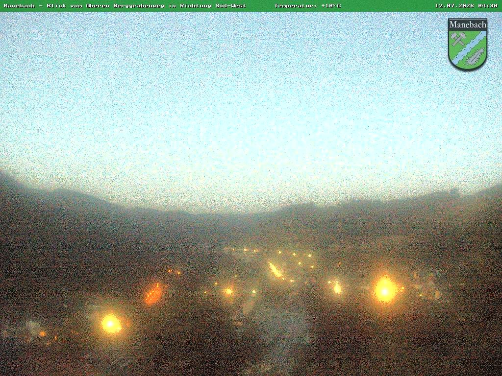 Archived image Webcam Ilmenau: View Manebach
