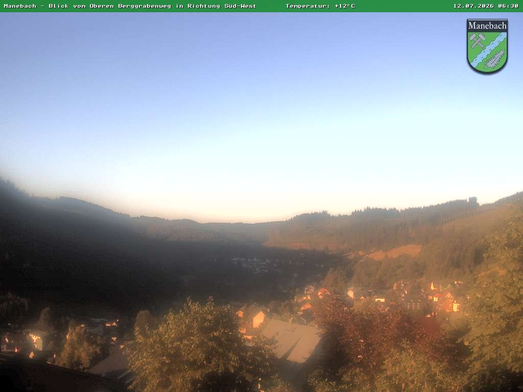 Archived image Webcam Ilmenau: View Manebach