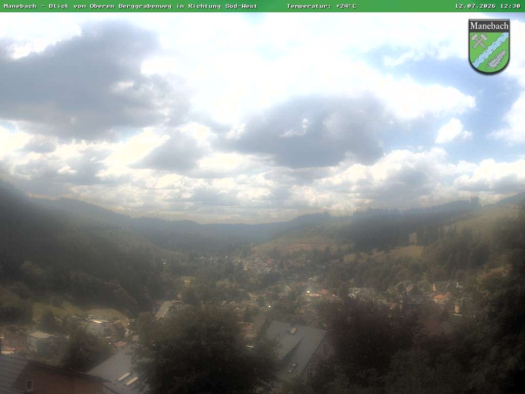 Archived image Webcam Ilmenau: View Manebach