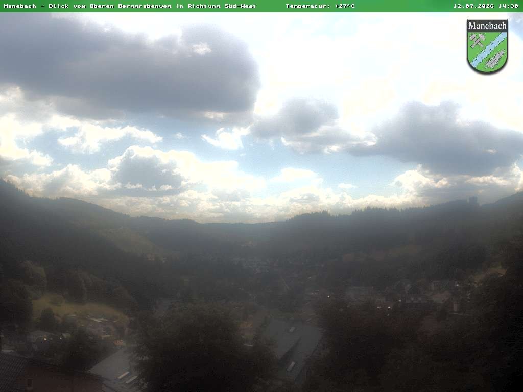 Archived image Webcam Ilmenau: View Manebach