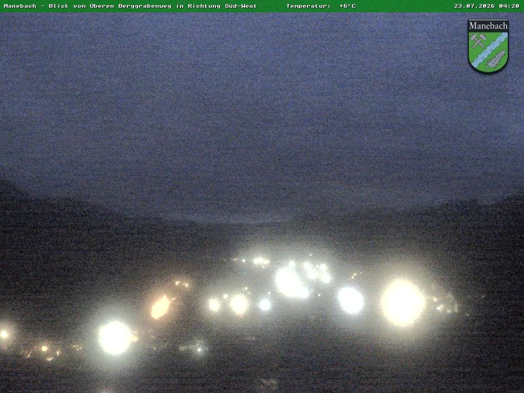 Archiv Foto Webcam Ilmenau - Blick auf Manebach