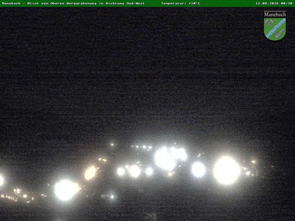 Archiv Foto Webcam Ilmenau - Blick auf Manebach