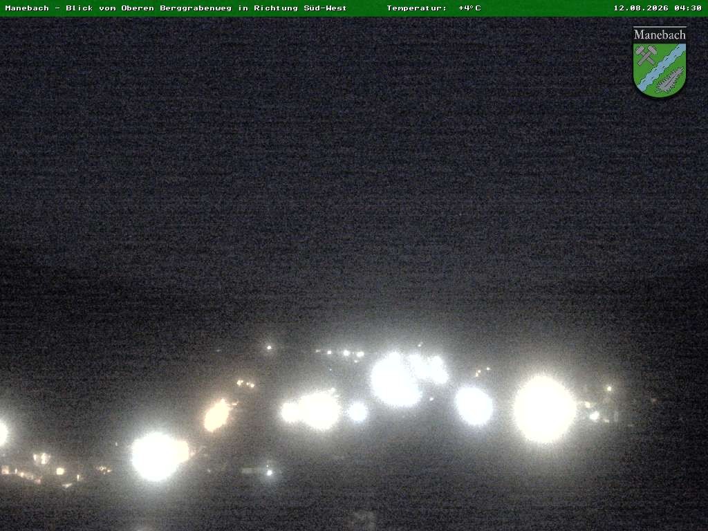 Archiv Foto Webcam Ilmenau - Blick auf Manebach