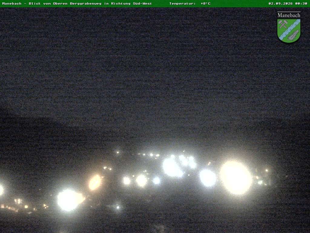 Archiv Foto Webcam Ilmenau - Blick auf Manebach