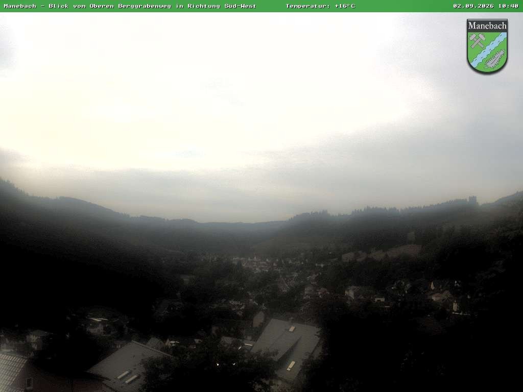 Archiv Foto Webcam Ilmenau - Blick auf Manebach