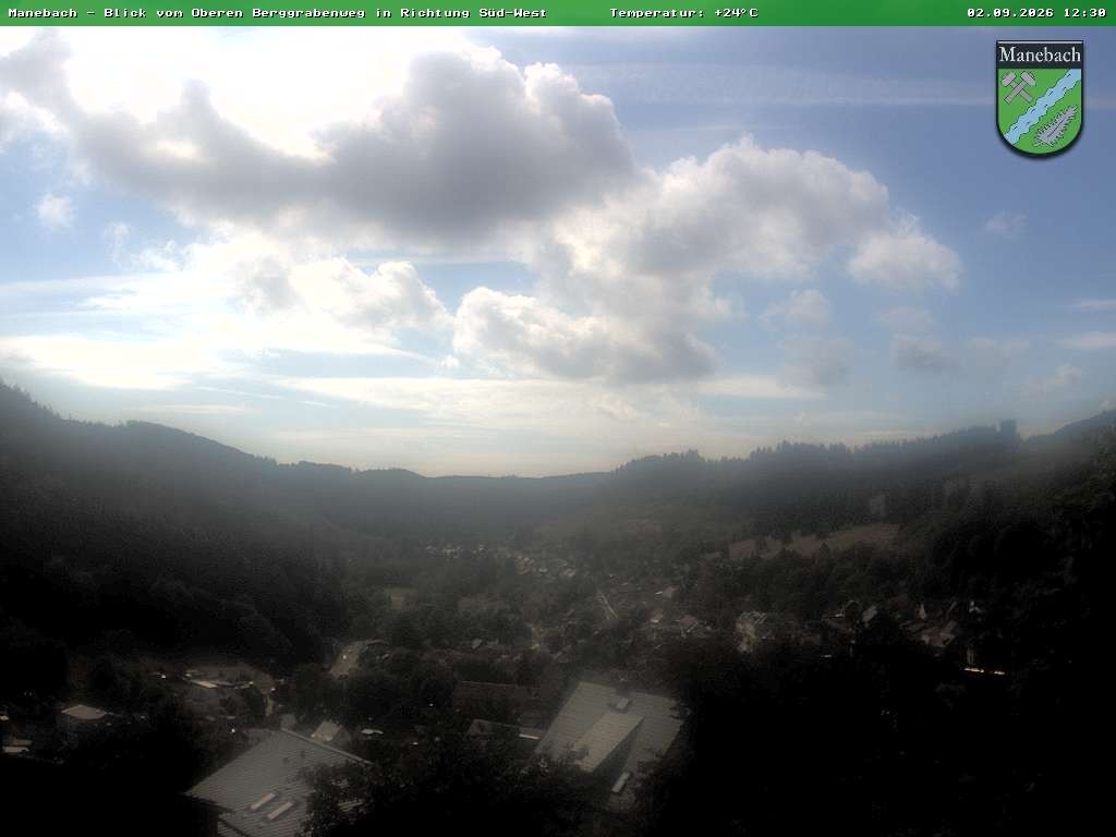 Archiv Foto Webcam Ilmenau - Blick auf Manebach