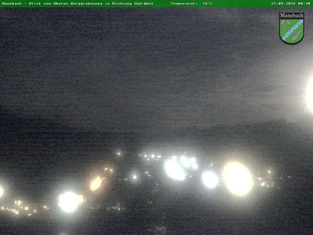Archiv Foto Webcam Ilmenau - Blick auf Manebach