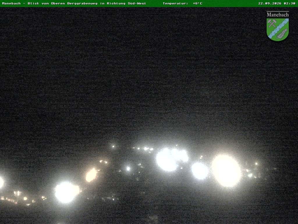 Archiv Foto Webcam Ilmenau - Blick auf Manebach