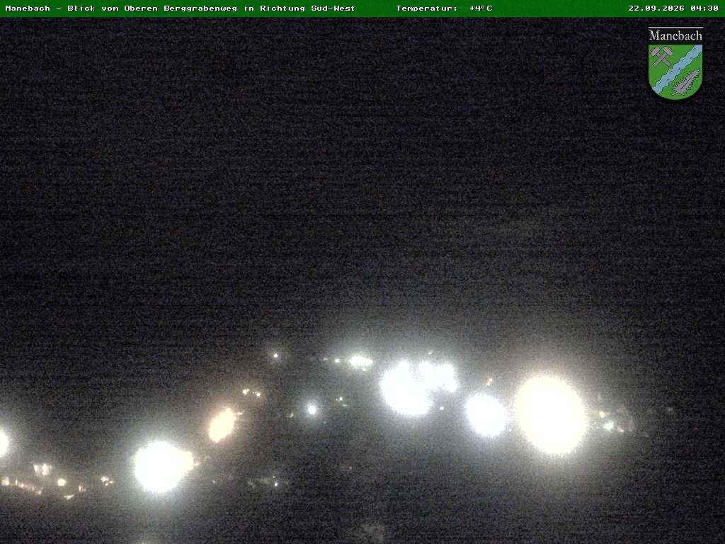 Archiv Foto Webcam Ilmenau - Blick auf Manebach