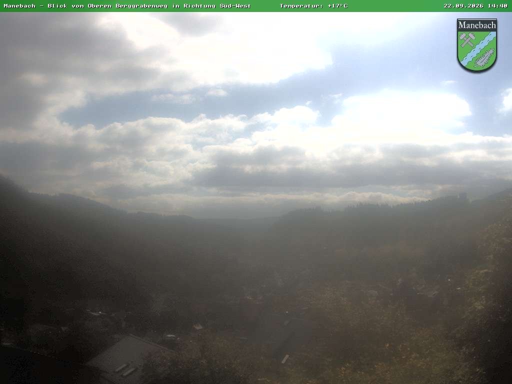 Archiv Foto Webcam Ilmenau - Blick auf Manebach