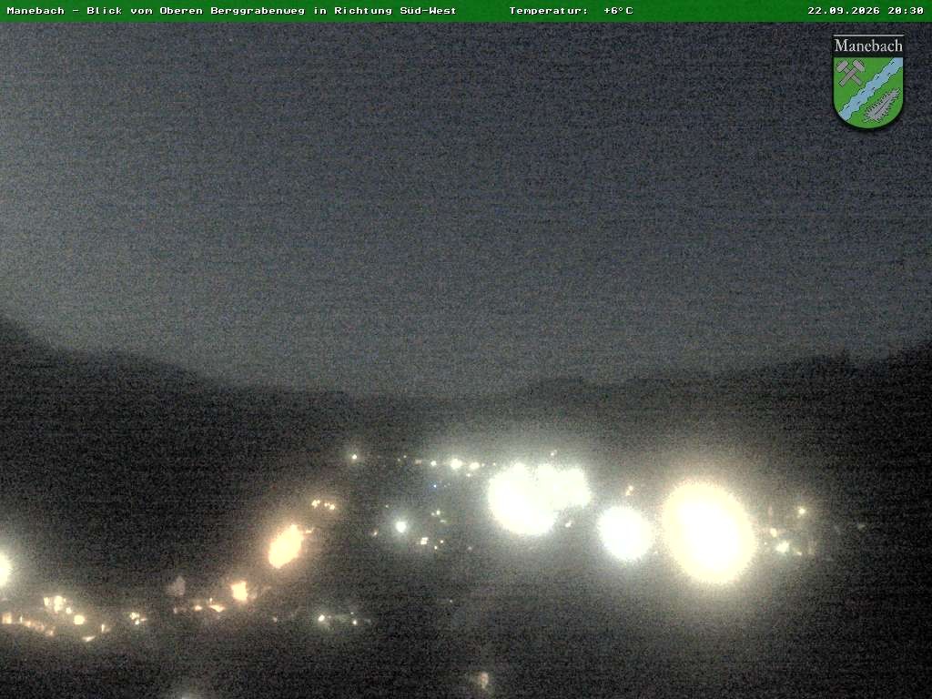 Archiv Foto Webcam Ilmenau - Blick auf Manebach