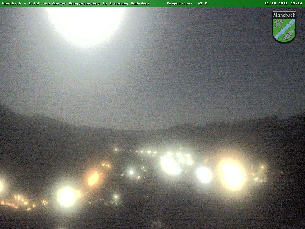 Archiv Foto Webcam Ilmenau - Blick auf Manebach