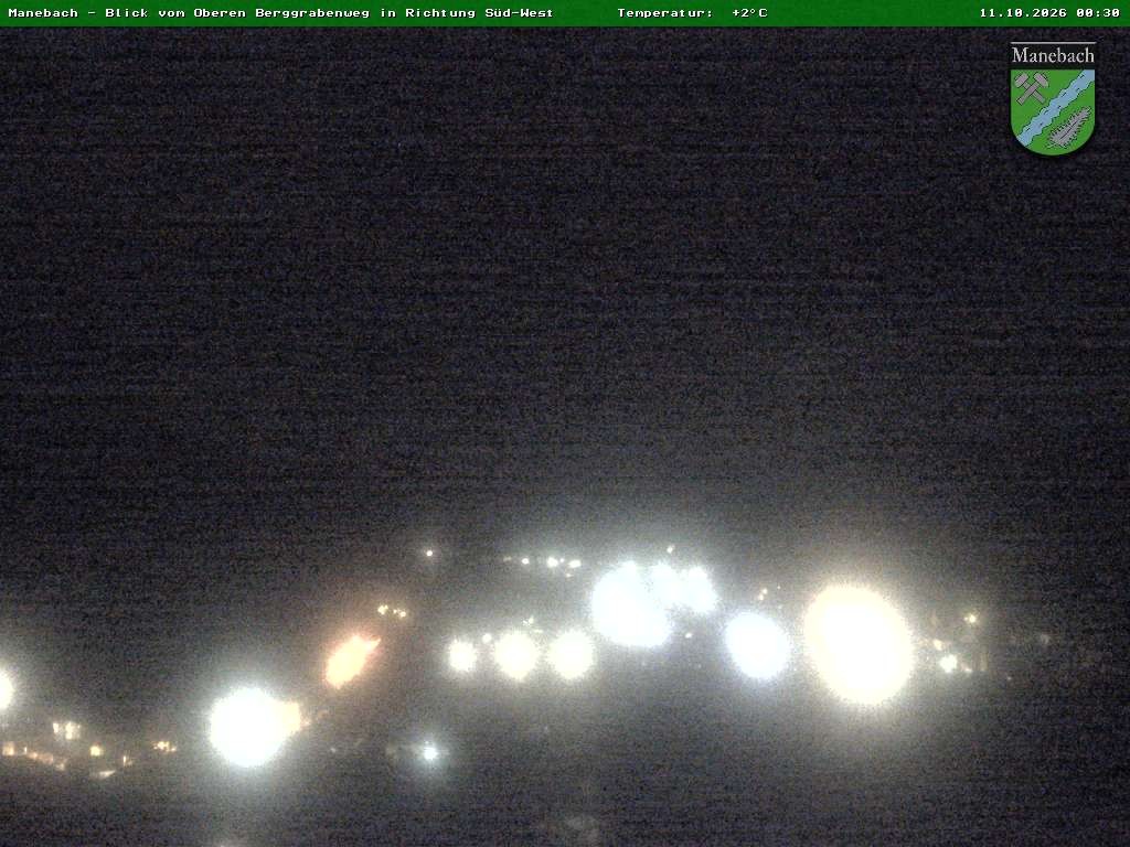 Archiv Foto Webcam Ilmenau - Blick auf Manebach