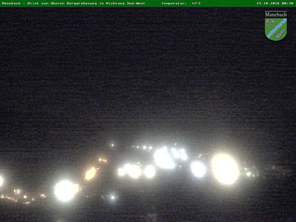 Archiv Foto Webcam Ilmenau - Blick auf Manebach