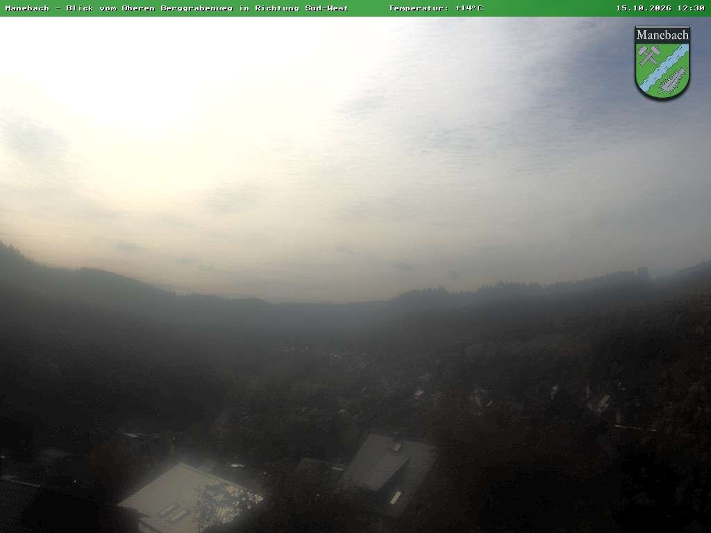 Archiv Foto Webcam Ilmenau - Blick auf Manebach