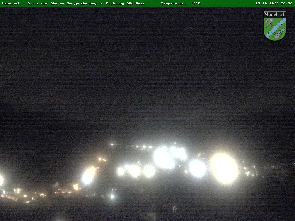 Archiv Foto Webcam Ilmenau - Blick auf Manebach