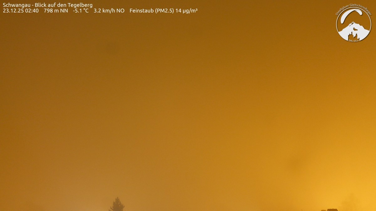 Archiv Foto Webcam Schwangau: Tegelberg-Blick