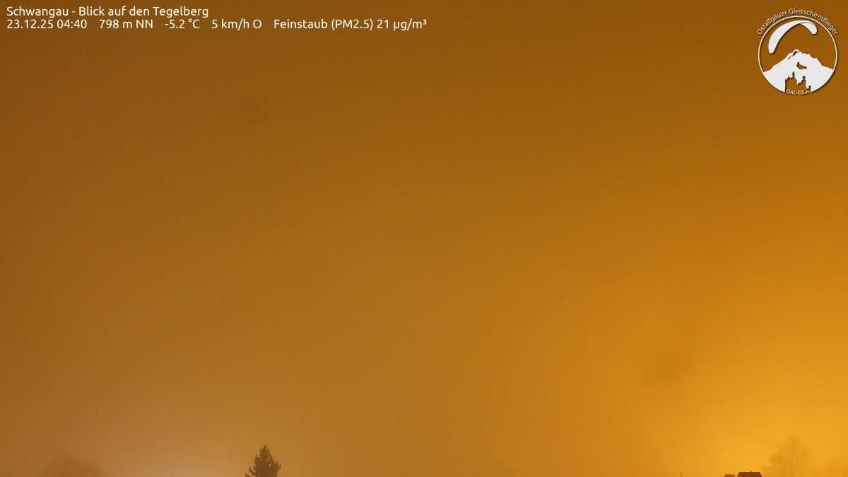 Archiv Foto Webcam Schwangau: Tegelberg-Blick