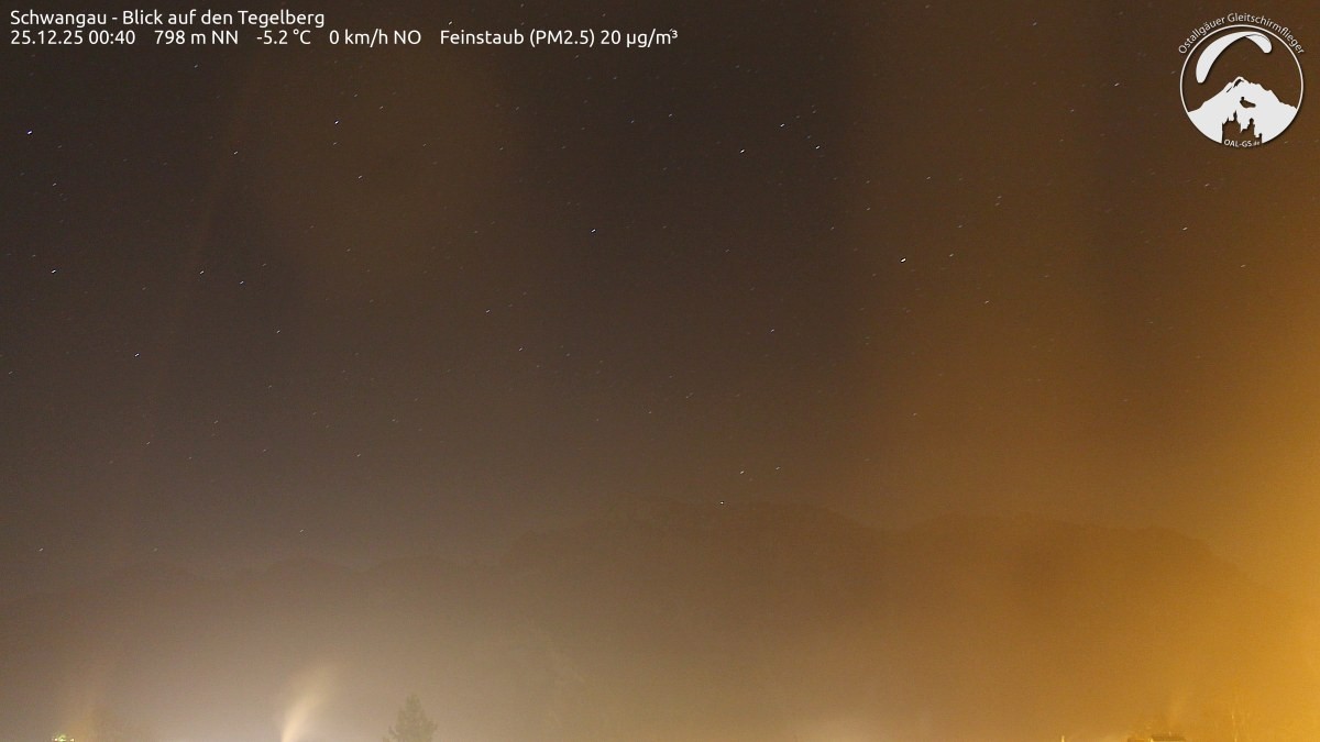 Archiv Foto Webcam Schwangau: Tegelberg-Blick