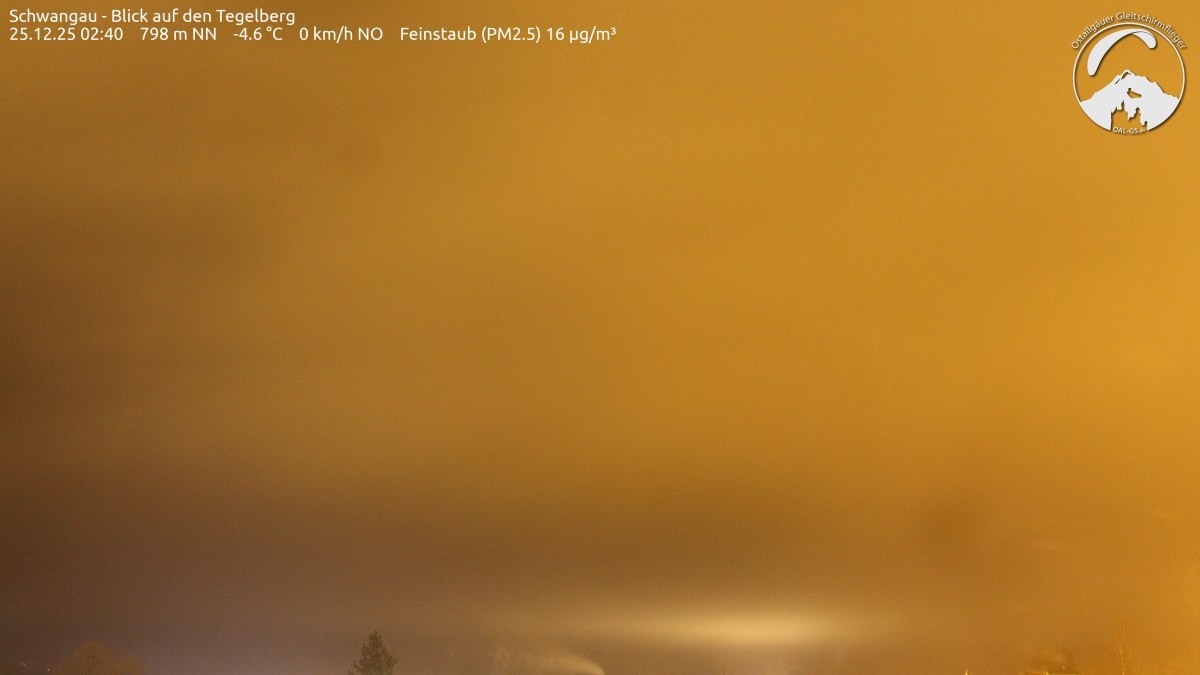 Archiv Foto Webcam Schwangau: Tegelberg-Blick