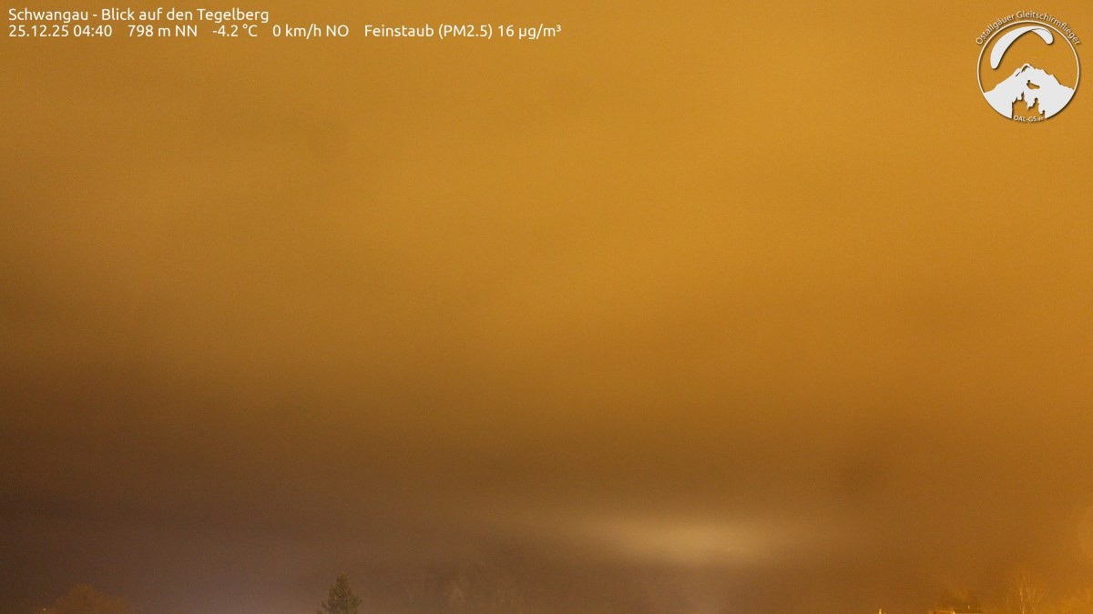 Archiv Foto Webcam Schwangau: Tegelberg-Blick