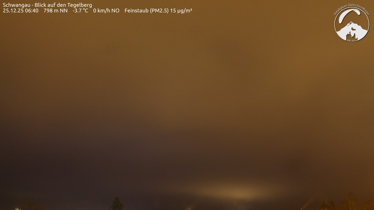 Archiv Foto Webcam Schwangau: Tegelberg-Blick