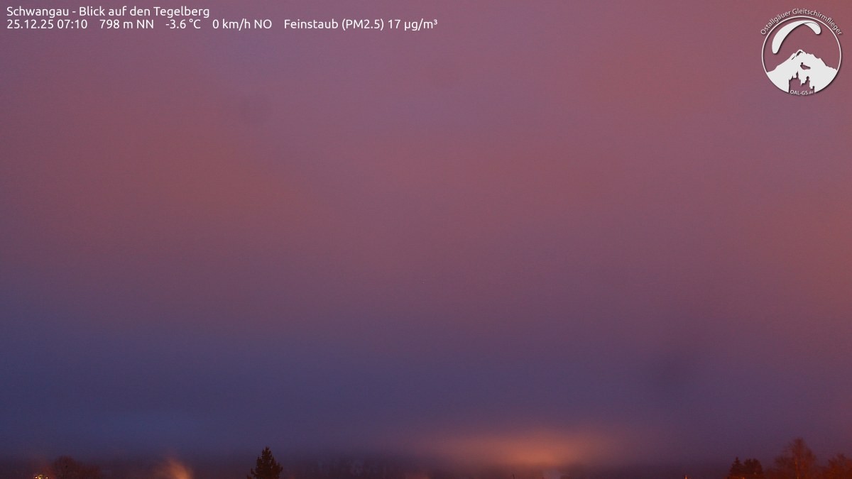 Archiv Foto Webcam Schwangau: Tegelberg-Blick