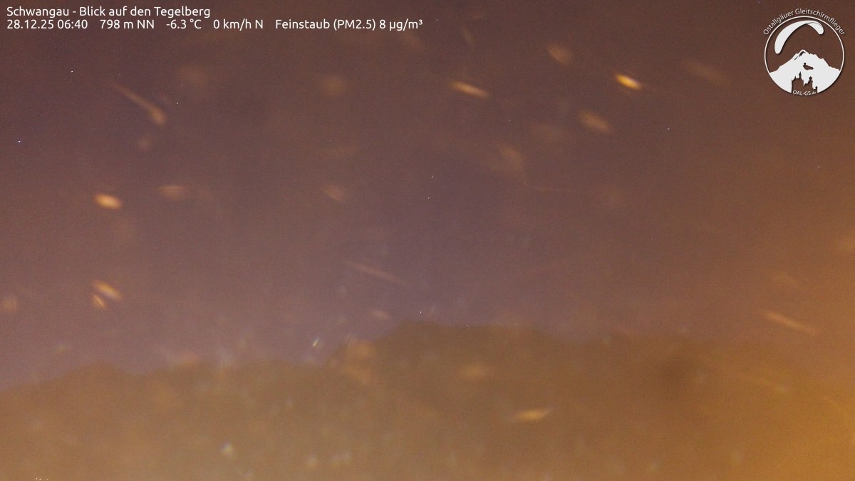 Archiv Foto Webcam Schwangau: Tegelberg-Blick