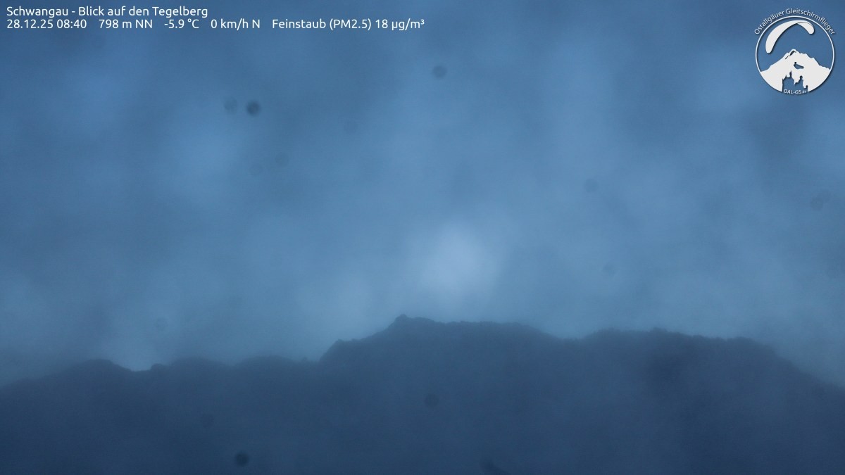 Archiv Foto Webcam Schwangau: Tegelberg-Blick