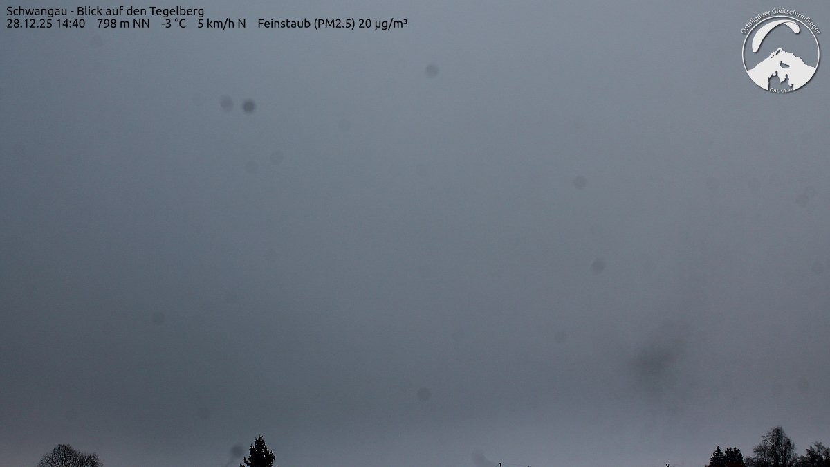 Archiv Foto Webcam Schwangau: Tegelberg-Blick