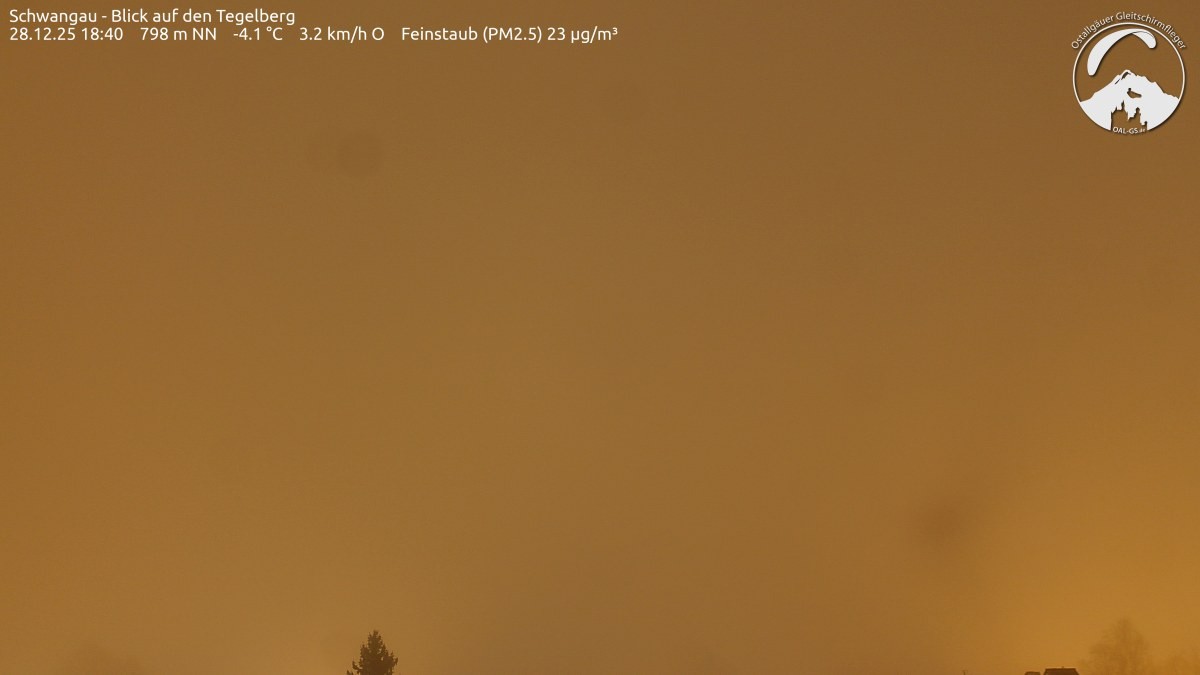 Archiv Foto Webcam Schwangau: Tegelberg-Blick