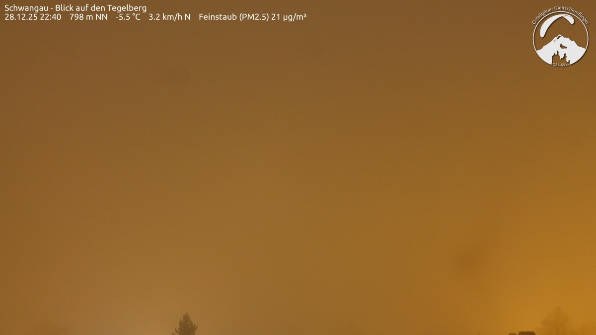 Archiv Foto Webcam Schwangau: Tegelberg-Blick