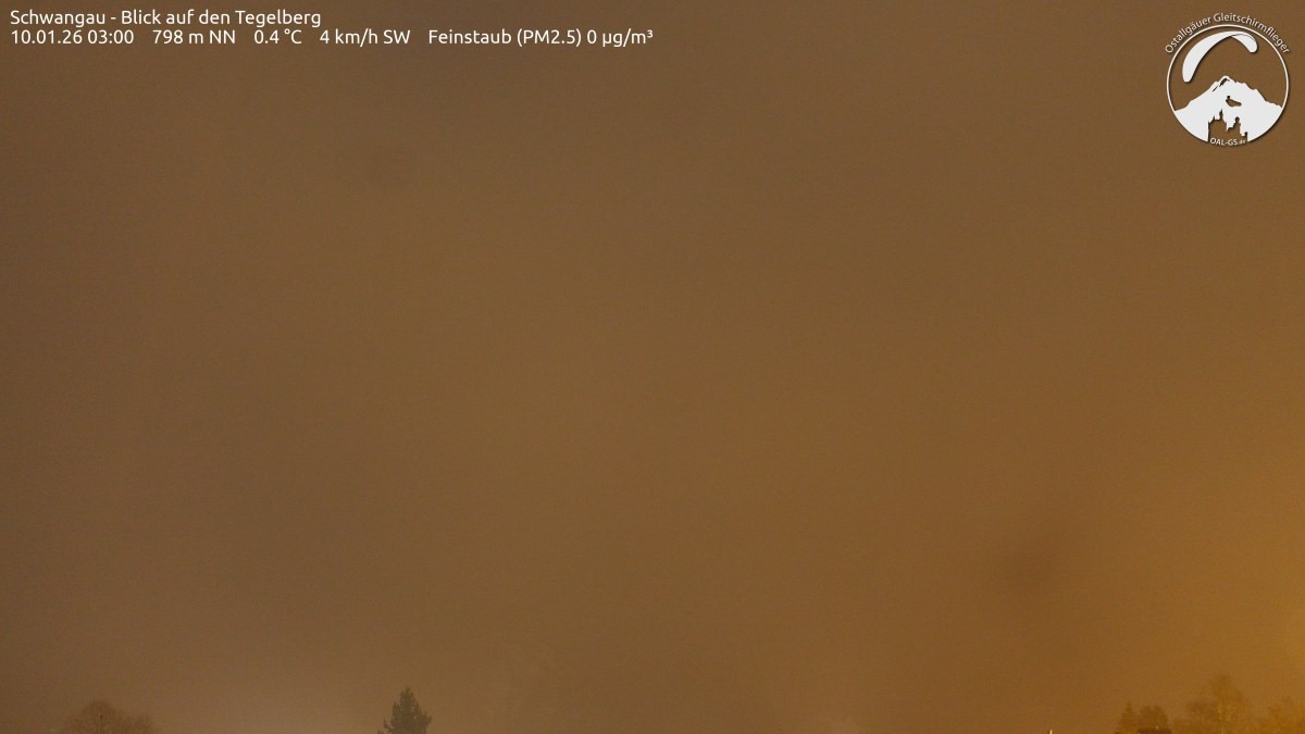 Archiv Foto Webcam Schwangau: Tegelberg-Blick