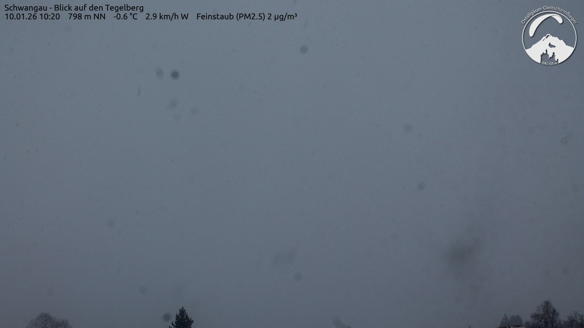 Archiv Foto Webcam Schwangau: Tegelberg-Blick