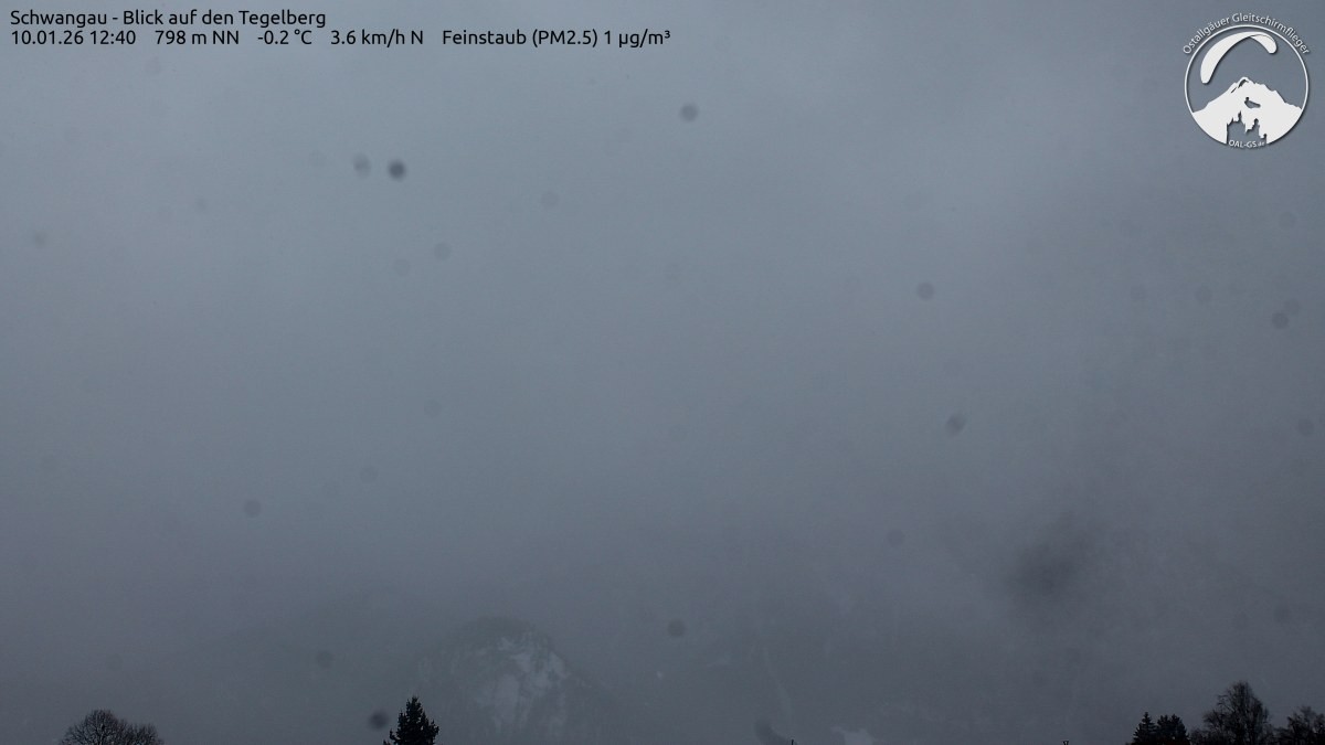 Archiv Foto Webcam Schwangau: Tegelberg-Blick