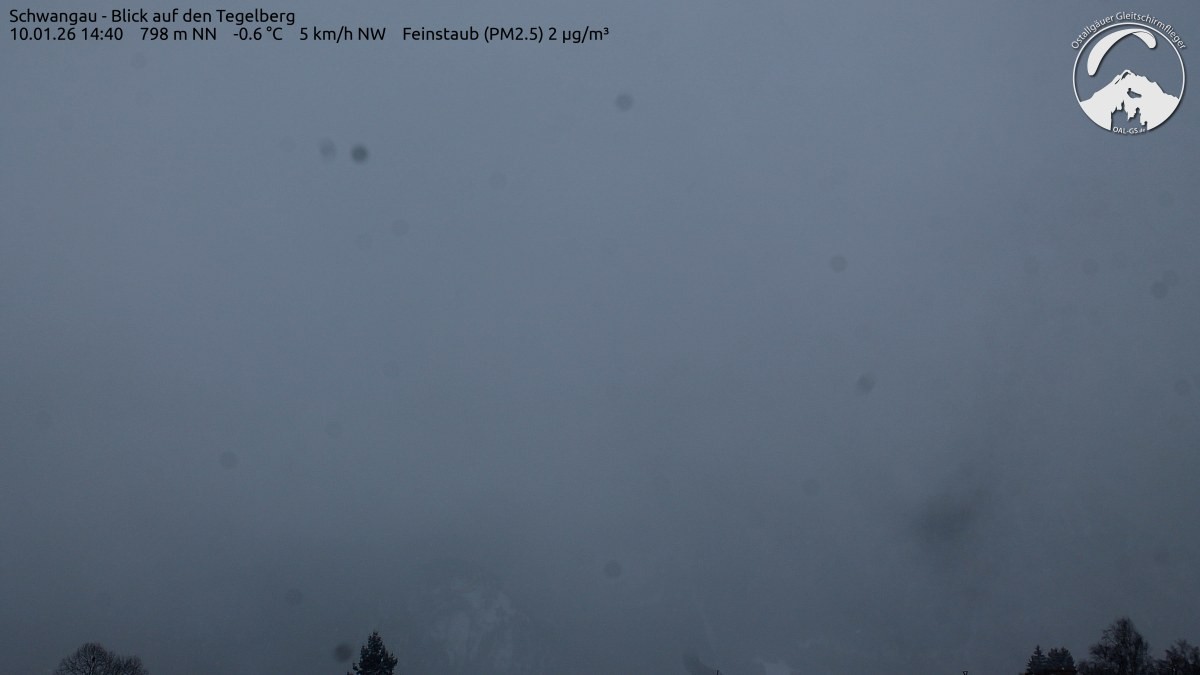 Archiv Foto Webcam Schwangau: Tegelberg-Blick