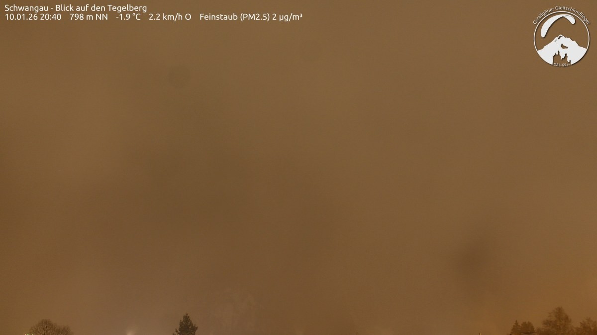 Archiv Foto Webcam Schwangau: Tegelberg-Blick