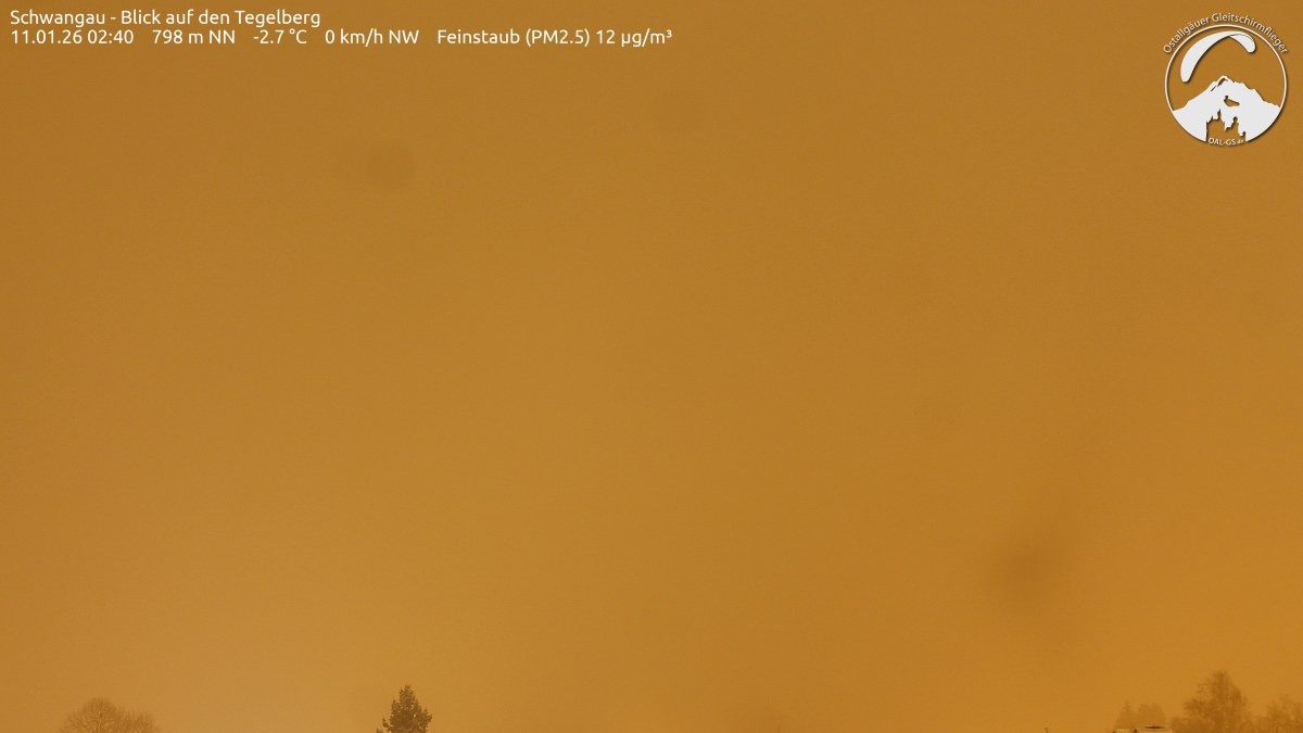 Archiv Foto Webcam Schwangau: Tegelberg-Blick