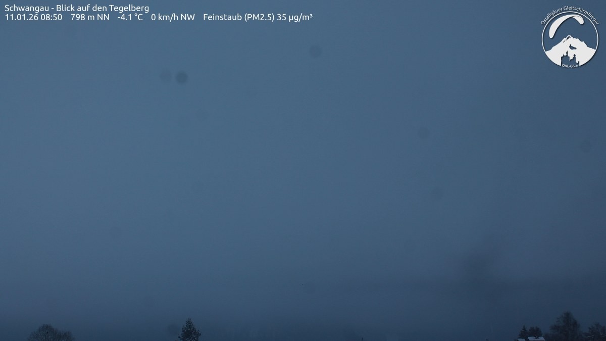 Archiv Foto Webcam Schwangau: Tegelberg-Blick