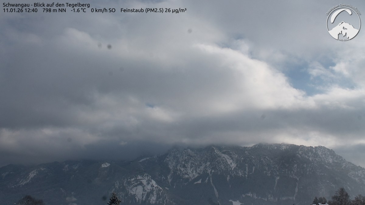 Archiv Foto Webcam Schwangau: Tegelberg-Blick