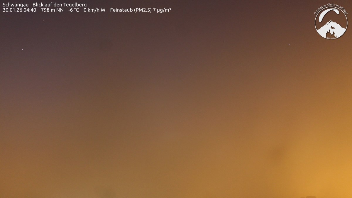 Archiv Foto Webcam Schwangau: Tegelberg-Blick